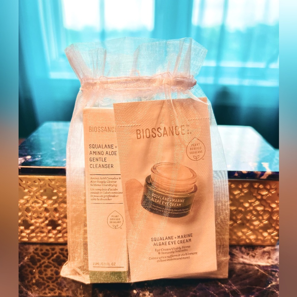 🌱 2-piece Biossance Skincare Line, Personalized (Simple) Sample Set 🪴
